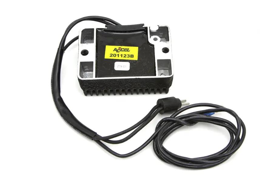 Accel Black Voltage Regulator for Harley Davidson XL (Part Number 201123B) by Accel