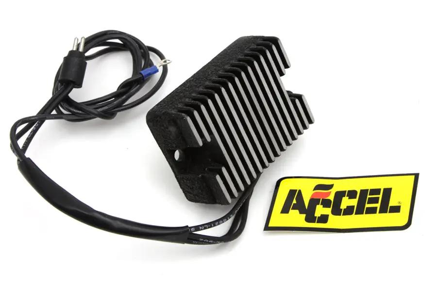 Accel Black Voltage Regulator for Harley Davidson XL (Part Number 201123B) by Accel