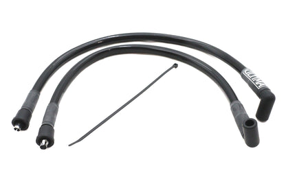 Ultima 18-695 8mm FLH Spark Plug Wire Set Black