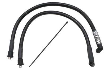 Ultima 18-695 8mm FLH Spark Plug Wire Set Black