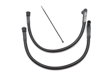 Ultima 18-695 8mm FLH Spark Plug Wire Set Black