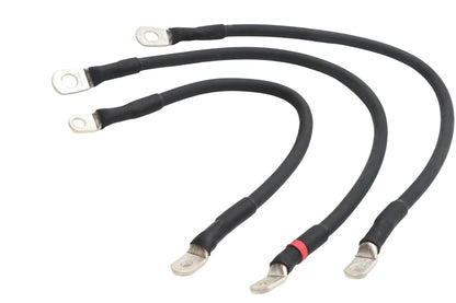 Ultima Premium Battery Cable Set Black for Harley Davidson FXST and FLST (Part Number 18-705) by Ultima