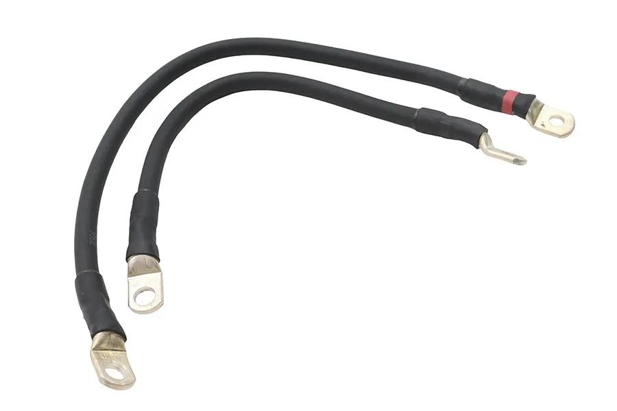 Ultima Premium Battery Cable Set Black for Harley Davidson FXR Models - Part 18-709 by Ultima