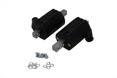 Dyna Tek DC10-1 12 Volt 5 Ohm Single Fire Coil for Harley Davidson FL and FX Models by Dyna Tek