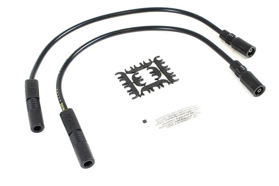 Accel 8mm Stainless Steel Spiral Core Ignition Wire Set for Harley Davidson XL and FLT Models - Part #171098-K by Accel