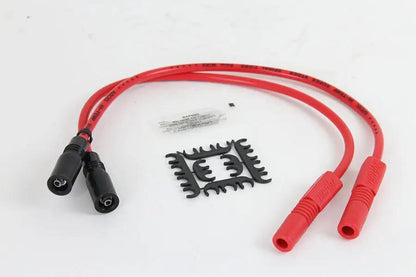 Accel 8mm S/S Spiral Core Ignition Wire Set Red for Harley Davidson XL and FLT Models - Part #171098-R by Accel