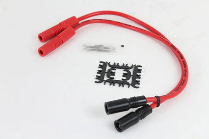 Accel 8mm S/S Spiral Core Ignition Wire Set Red for Harley Davidson XL and FLT Models - Part #171098-R by Accel