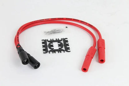 Accel 8mm S/S Spiral Core Ignition Wire Set Red for Harley Davidson XL and FLT Models - Part #171098-R by Accel