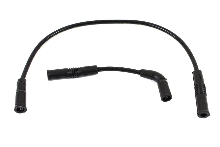 Accel 8mm S/S Spiral Core Ignition Wire Set Black for Harley Davidson XL - Part Number 171110K by Accel