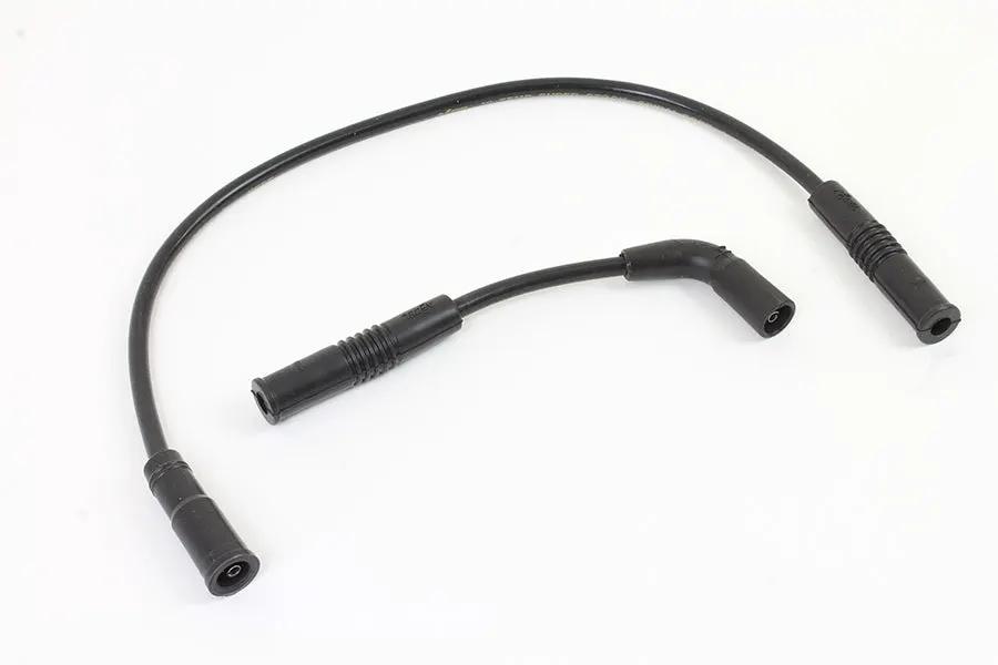 Accel 8mm S/S Spiral Core Ignition Wire Set Black for Harley Davidson XL - Part Number 171110K by Accel