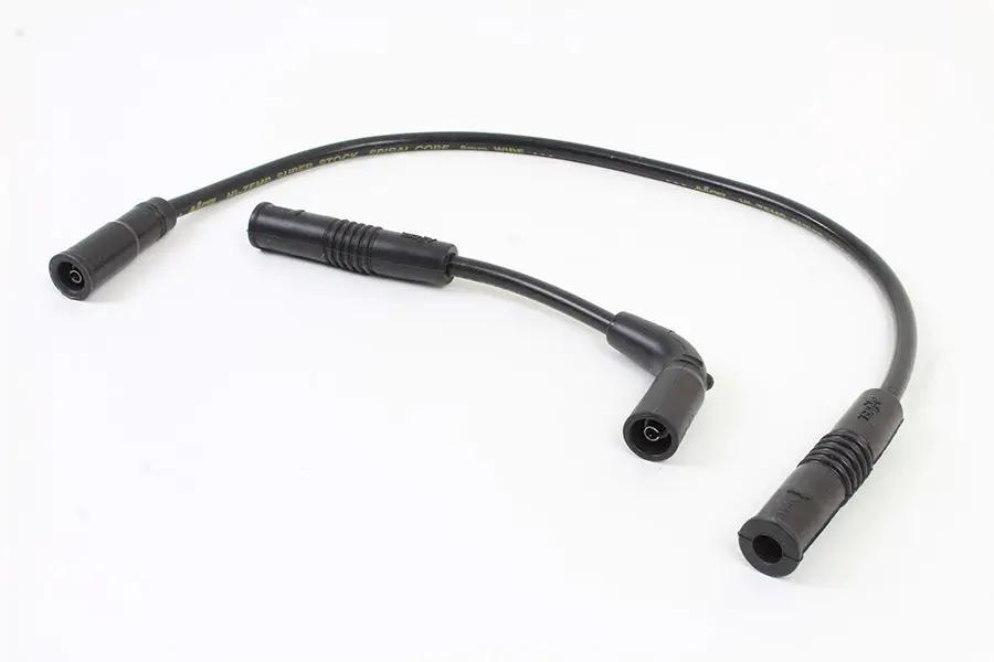 Accel 8mm S/S Spiral Core Ignition Wire Set Black for Harley Davidson XL - Part Number 171110K by Accel