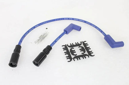 Accel 8mm S/S Spiral Core Ignition Wire Set Blue for Harley Davidson FXST (Part #171100-B) by Accel