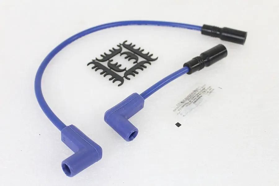 Accel 8mm S/S Spiral Core Ignition Wire Set Blue for Harley Davidson FXST (Part #171100-B) by Accel