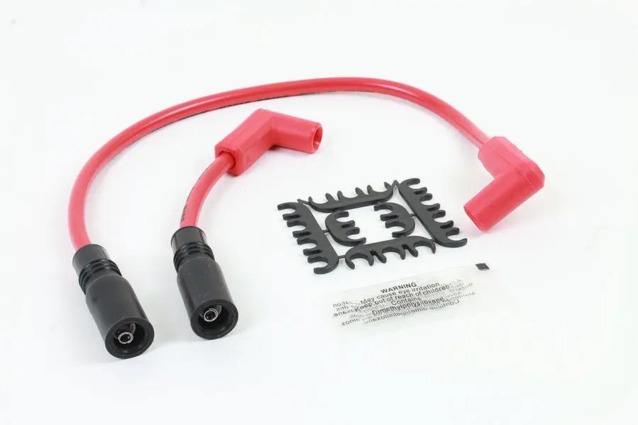 Accel 8mm S/S Spiral Core Ignition Wire Set Red for Harley Davidson FXST (Part #171100-R) by Accel