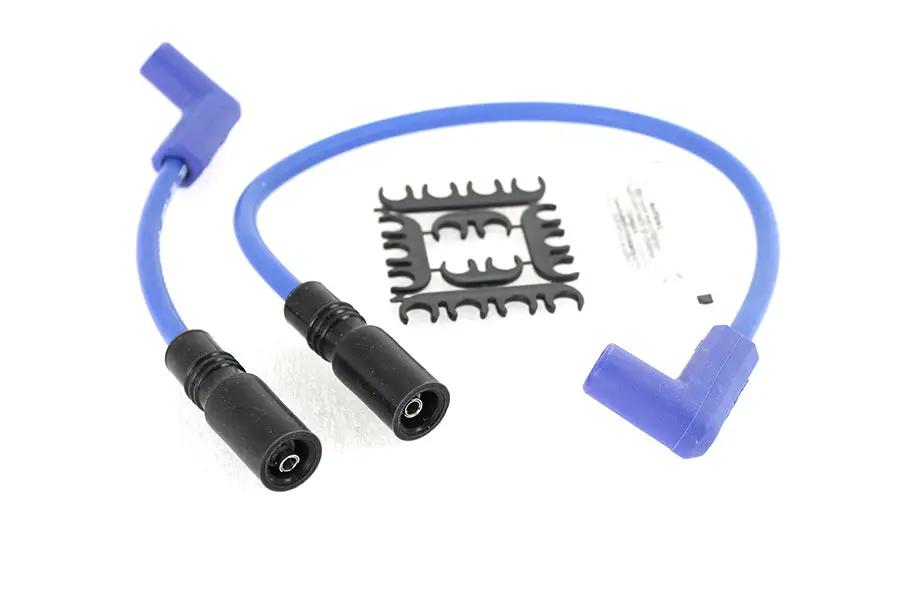 Accel 8mm S/S Spiral Core Ignition Wire Set Blue – Fits Harley Davidson FXD 1999-2008 by Accel