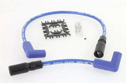 Accel 8mm S/S Spiral Core Ignition Wire Set Blue – Fits Harley Davidson FXD 1999-2008 by Accel