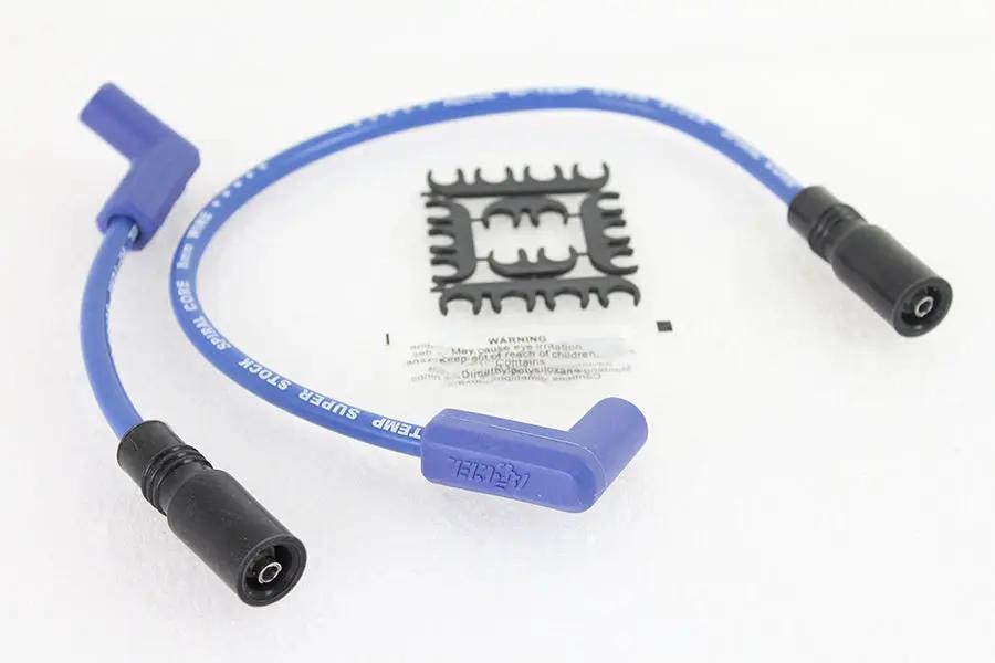 Accel 8mm S/S Spiral Core Ignition Wire Set Blue – Fits Harley Davidson FXD 1999-2008 by Accel