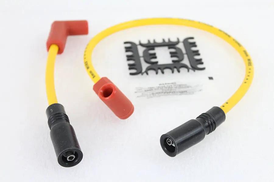 Accel 8mm Stainless Steel Spiral Core Ignition Wire Set for Harley Davidson FXD (Part #171097-Y) by Accel
