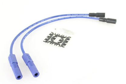 Accel 8mm S/S Spiral Core Ignition Wire Set Blue for Harley Davidson FLT by Accel