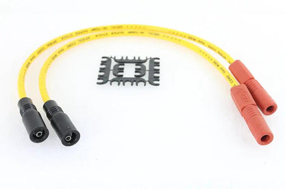 Accel 8mm S/S Spiral Core Ignition Wire Set Yellow for Harley Davidson FLT Models (Part #171098-Y) by Accel