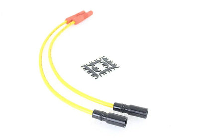 Accel 8mm S/S Spiral Core Ignition Wire Set Yellow for Harley Davidson FLT Models (Part #171098-Y) by Accel