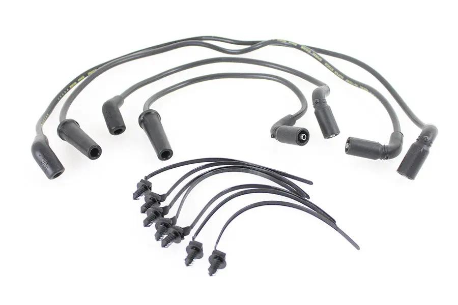 Accel 8mm S/S Spiral Core Ignition Wire Set Black for Harley Davidson FLT (Part #171116-K) by Accel