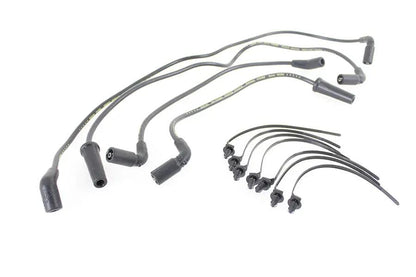 Accel 8mm S/S Spiral Core Ignition Wire Set Black for Harley Davidson FLT (Part #171116-K) by Accel