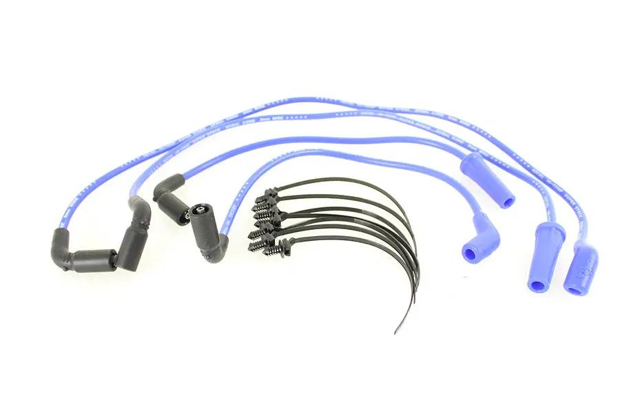 Accel 8mm Stainless Steel Spiral Core Ignition Wire Set for Harley Davidson FLT – Part Number 171116-B by Accel
