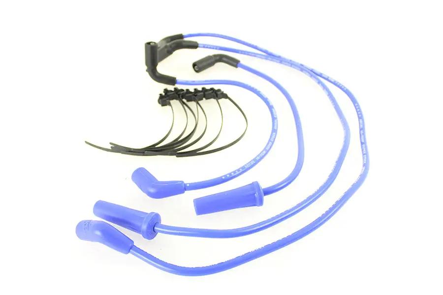 Accel 8mm Stainless Steel Spiral Core Ignition Wire Set for Harley Davidson FLT – Part Number 171116-B by Accel