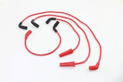 Accel 8mm S/S Spiral Core Ignition Wire Set in Red for Harley Davidson FLT (Part No. 171116-R) by Accel