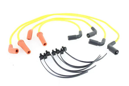Accel 8mm S/S Spiral Core Ignition Wire Set Yellow for Harley Davidson FLT by Accel