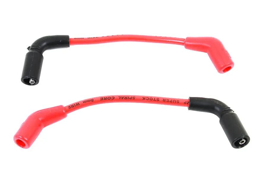 Accel 8mm S/S Spiral Core Ignition Wire Set for Harley Davidson FXST by Accel