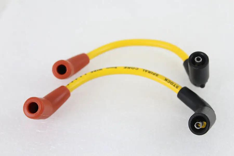 Accel 8mm S/S Spiral Core Ignition Wire Set Yellow for Harley Davidson FXST by Accel