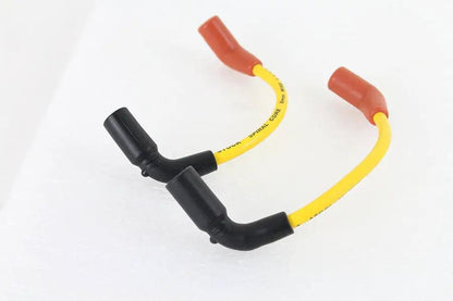 Accel 8mm S/S Spiral Core Ignition Wire Set Yellow for Harley Davidson FXST by Accel