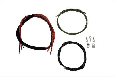 V-Twin Handlebar Wiring Cotton Braided for Harley Davidson G Models by V-Twin