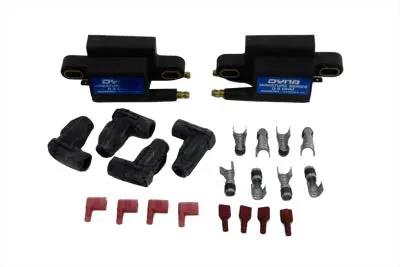 Dyna Tek DC11-1 Mini Coil Set for Dyna TC-88 Ignitions - Black Housing, 0.5 Ohms Dual Output Towers by Dyna Tek