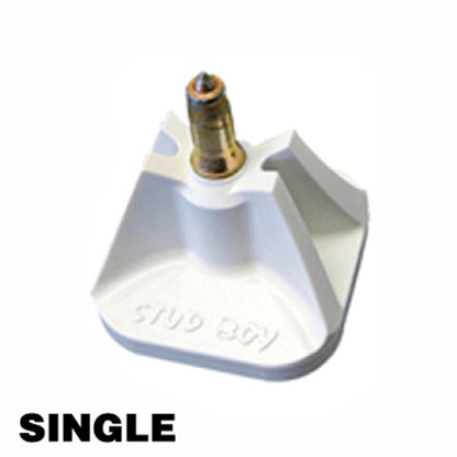 StudBoy SuperLite Single .750 inch Pro Series 84 — High-Performance Track Shoe Part 2513-P8-WHT
