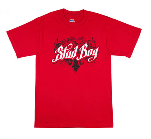 StudBoy 2013 Red T-Shirt Medium - Comfortable and Durable Workwear