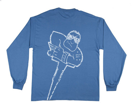 Stud Boy 2013 Blue Long Sleeve Shirt Medium - Durable and Comfortable Workwear