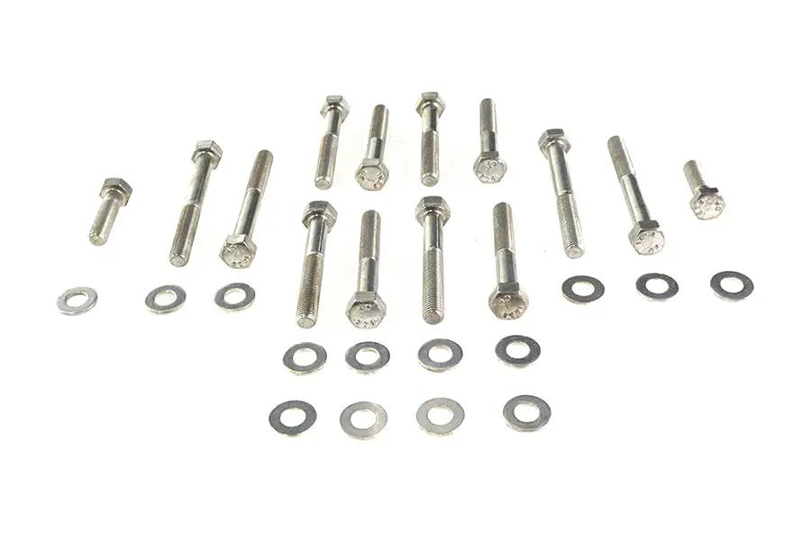 Colony Cadmium Plated Rocker Box Screw Kit for Harley Davidson XL Models by Colony