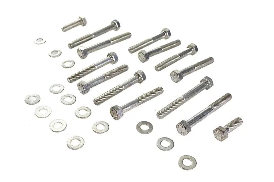 Colony Cadmium Plated Rocker Box Screw Kit for Harley Davidson XL Models by Colony