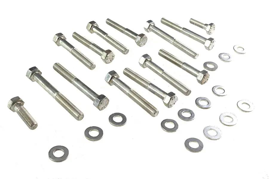 Colony Cadmium Plated Rocker Box Screw Kit for Harley Davidson XL Models by Colony