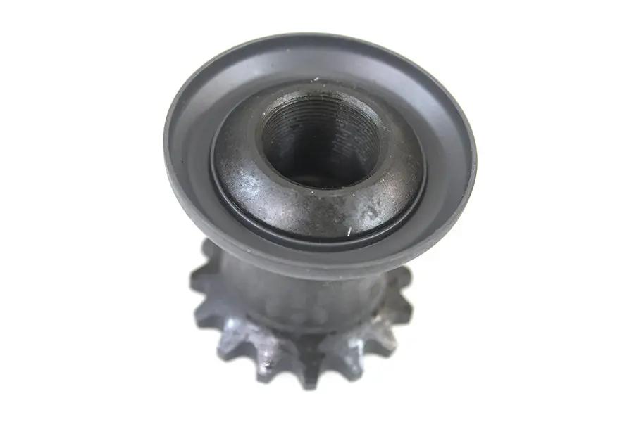 Colony Stem Crown Nut and Dust Shield Set Parkerized for Harley Davidson W Models by Colony