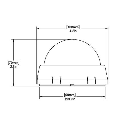 Ritchie XP-98W X-Port Tactician Compass – Surface Mount with Movable Bezel and Wind Shifts Indicators