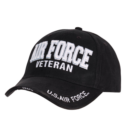Rothco Deluxe Low Profile Air Force Veteran Cap – Comfortable Military Branch Baseball Hat