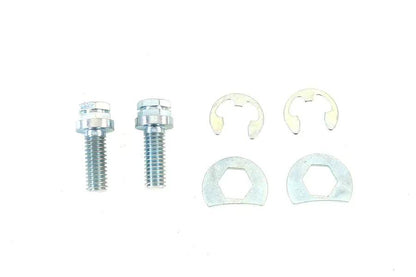 Colony Zinc Plated Exhaust Pipe Locking Bolt Mounting Kit for Harley Davidson FL by Colony