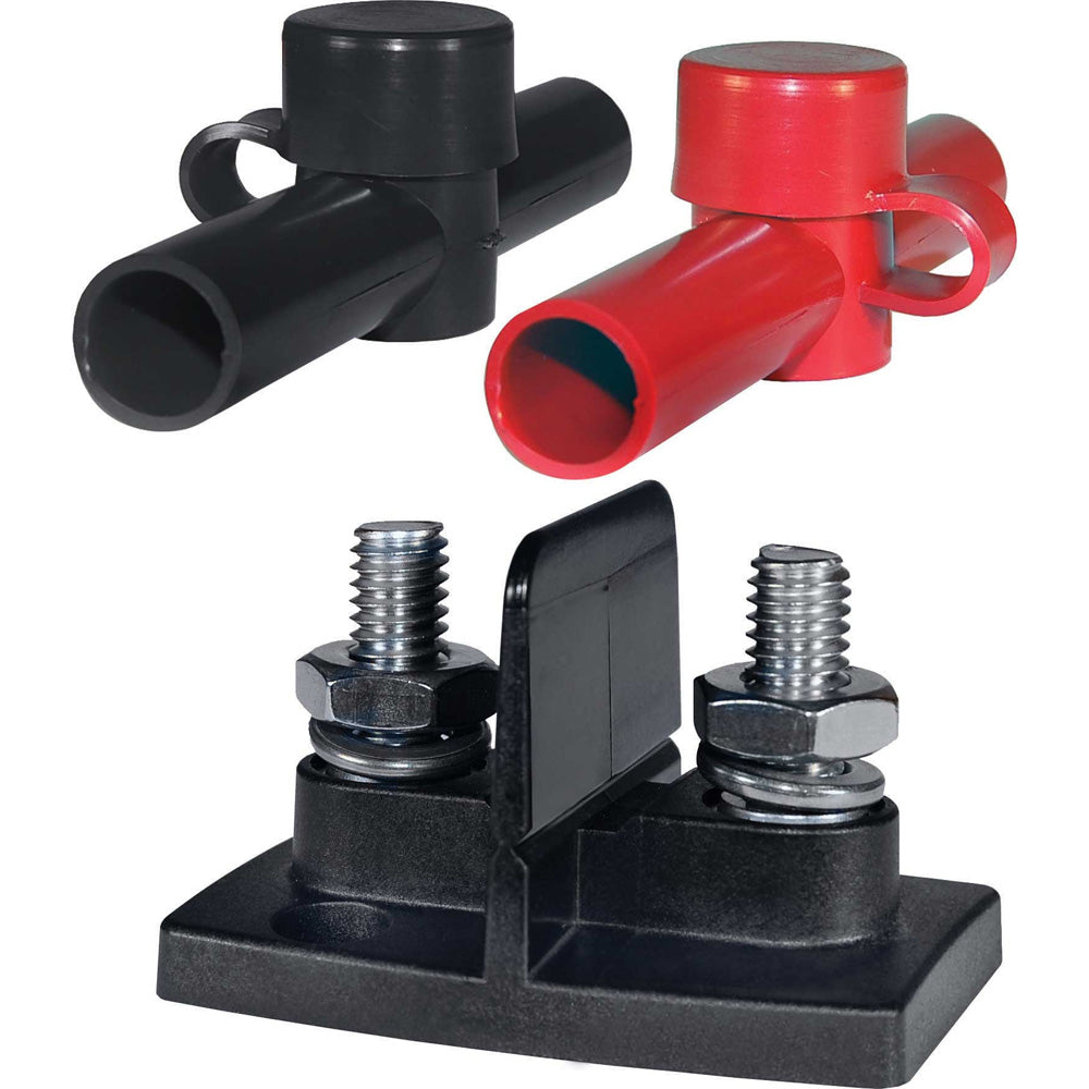 Blue Sea Systems 2017 Dual PowerPost Cable Connectors - 2 x 3/8"