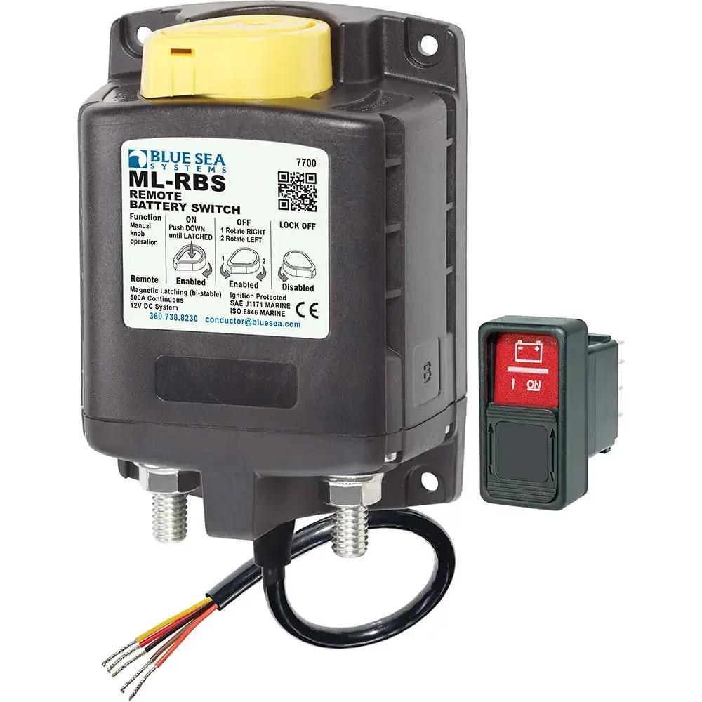 Blue Sea Systems 7700 ML-Series Remote Battery Switch with Manual Control, 12VDC by Blue Sea Systems