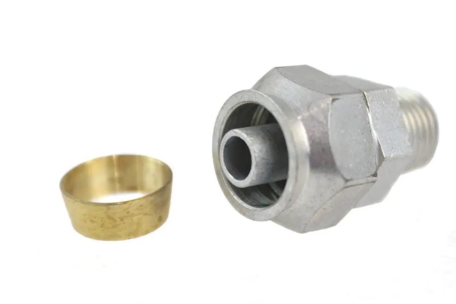 V-Twin Oil Tank Line Connector Fitting for Harley Davidson Models by V-Twin