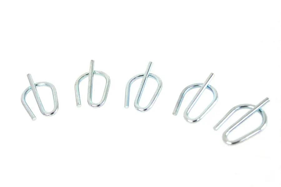 Colony Zinc Plated Rear Axle Spring Clips for Harley Davidson FLST (Pack of 5) by Colony